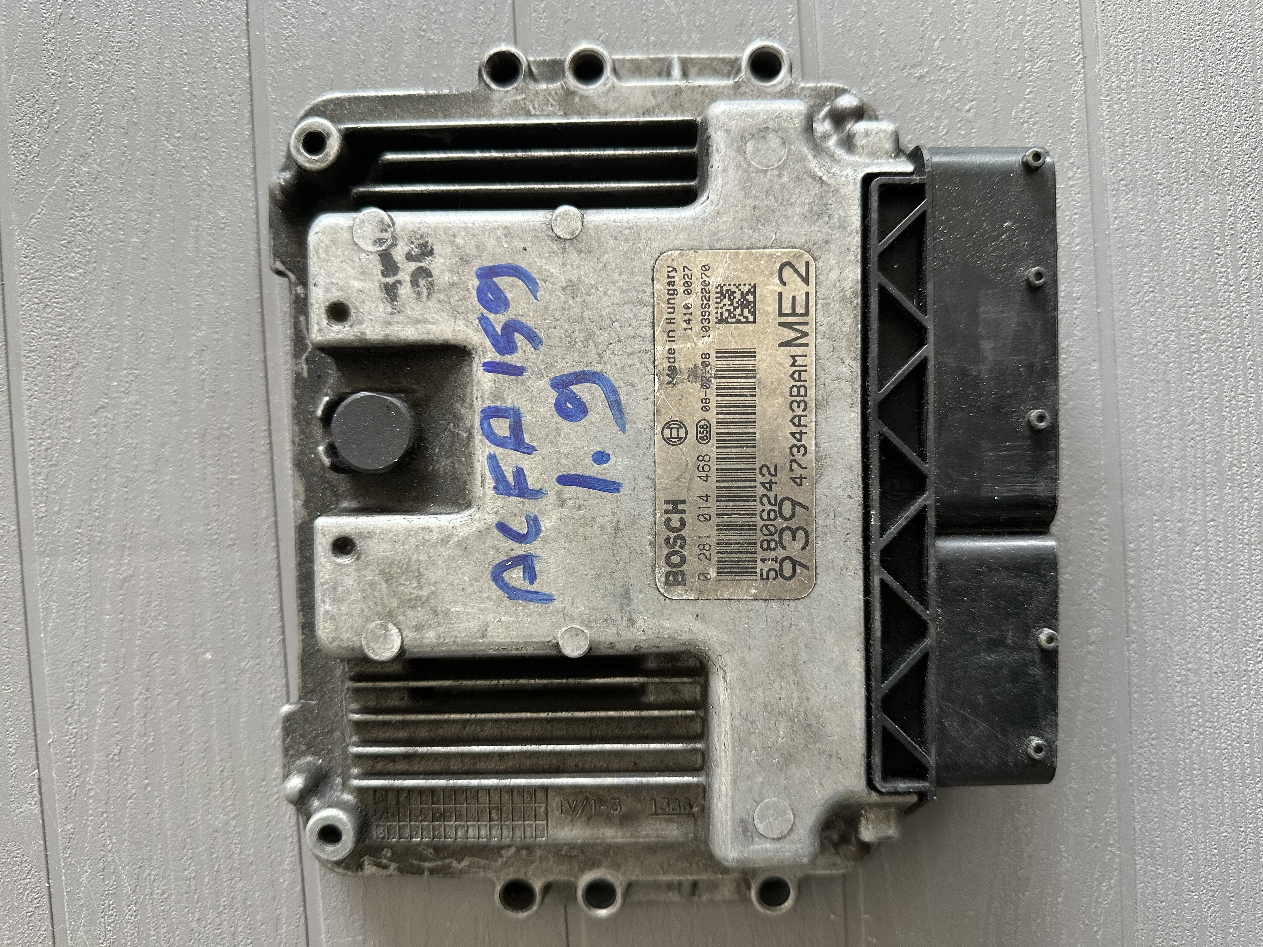 ALFA ROMEO 1.9 DİZEL MOTOR BEYNİ BOSCH 0281014468 51806242 